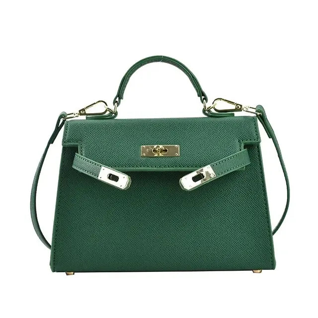 Handtas met goudkleurige details | Klassiek design | Perfect voor werk of stad
