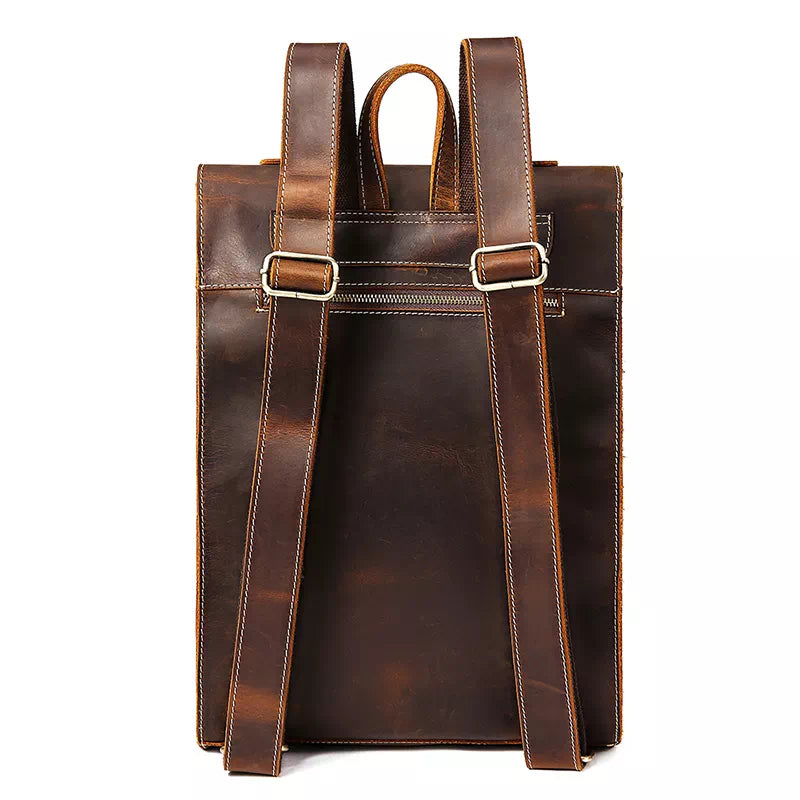 Rugzak | Strak Design & Leerlook | Elegant & Duurzaam | Perfect voor werk en zakelijk gebruik
