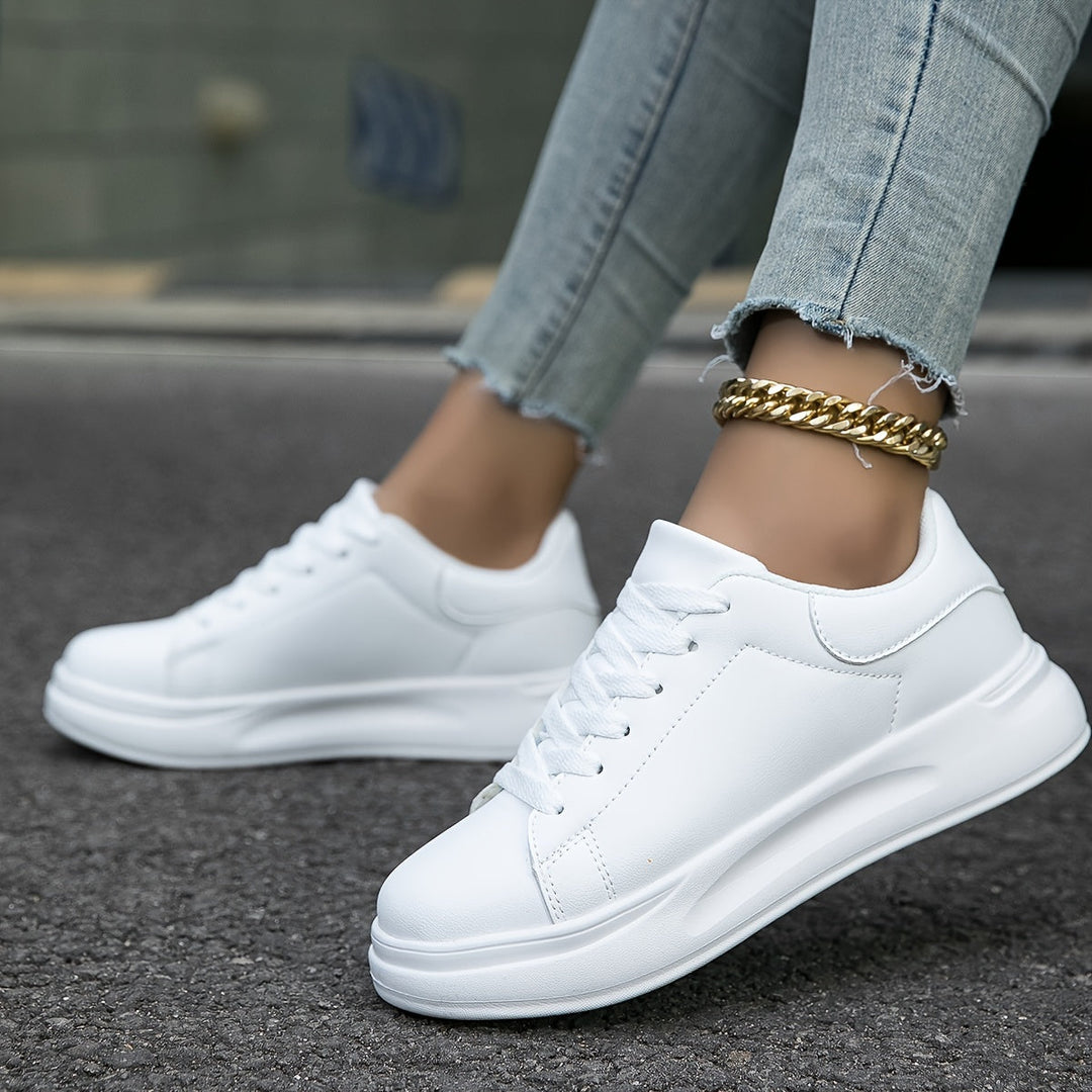 Witte Sneakers | Minimalistisch Design | Comfortabel en Trendy