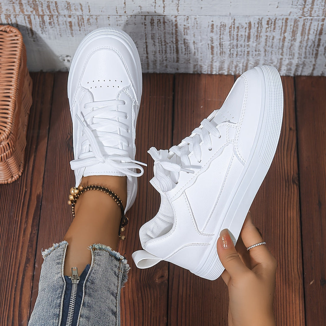 Witte Sneakers | Minimalistisch & Comfortabel | Perfect voor Elke Dag