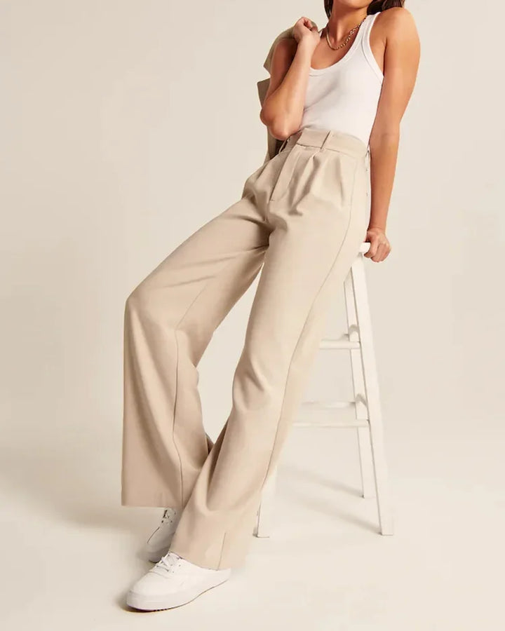 Wide Leg Broek | High Waist | Chic en Comfortabel