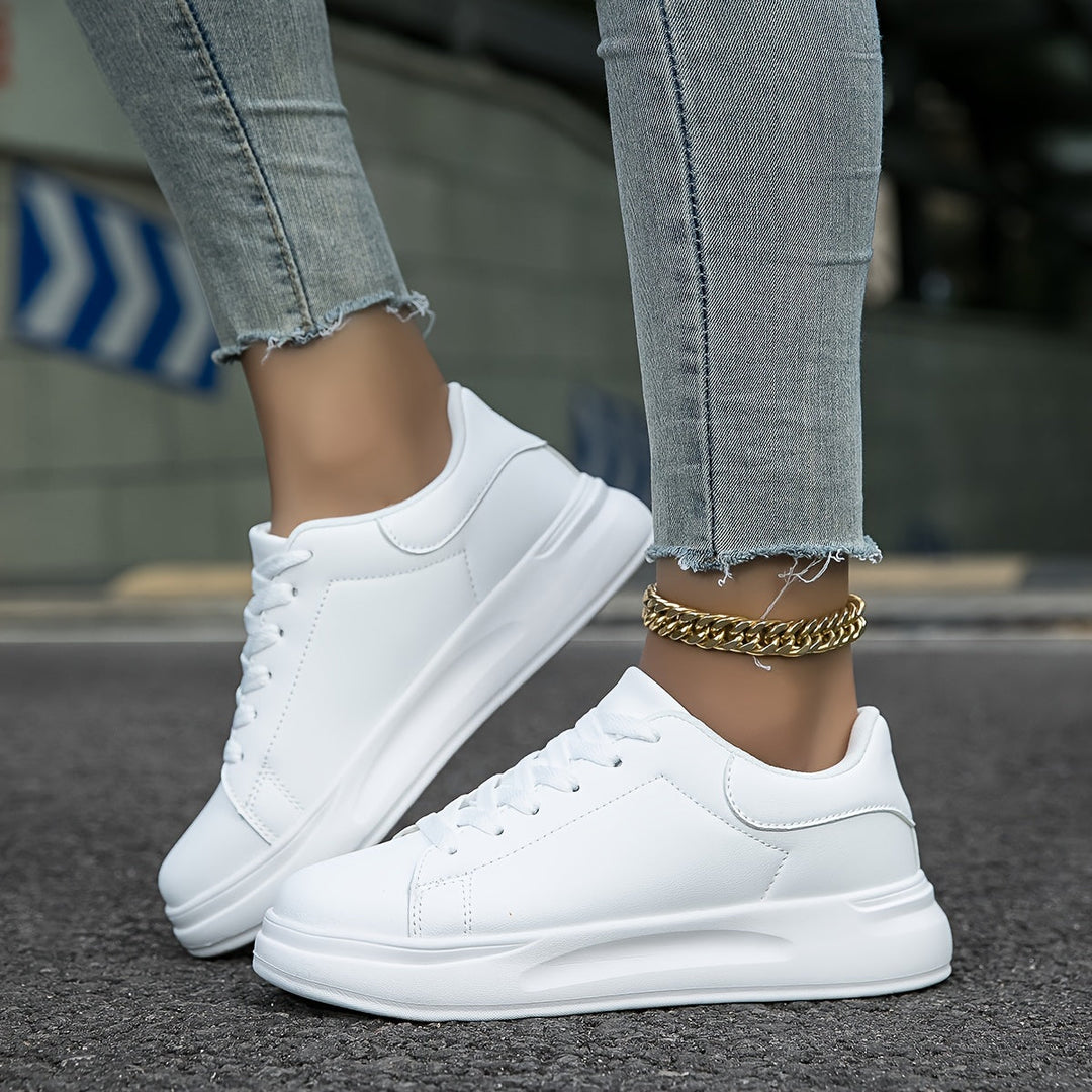 Witte Sneakers | Minimalistisch Design | Comfortabel en Trendy