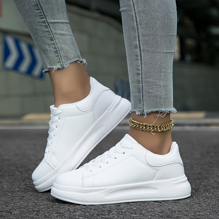 Witte Sneakers | Minimalistisch Design | Comfortabel en Trendy