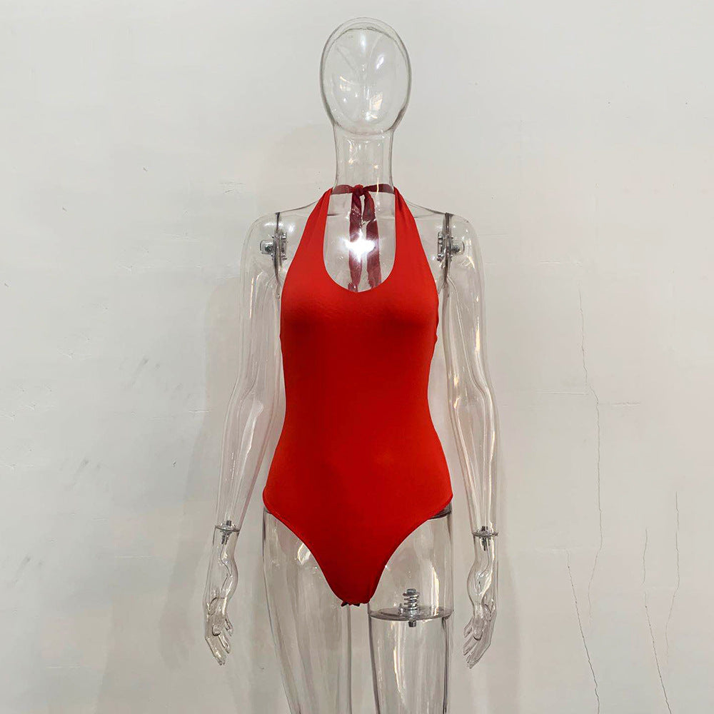 Halter Bodysuit | Elegant & Stretchy | Perfect voor Casual & Chic Looks