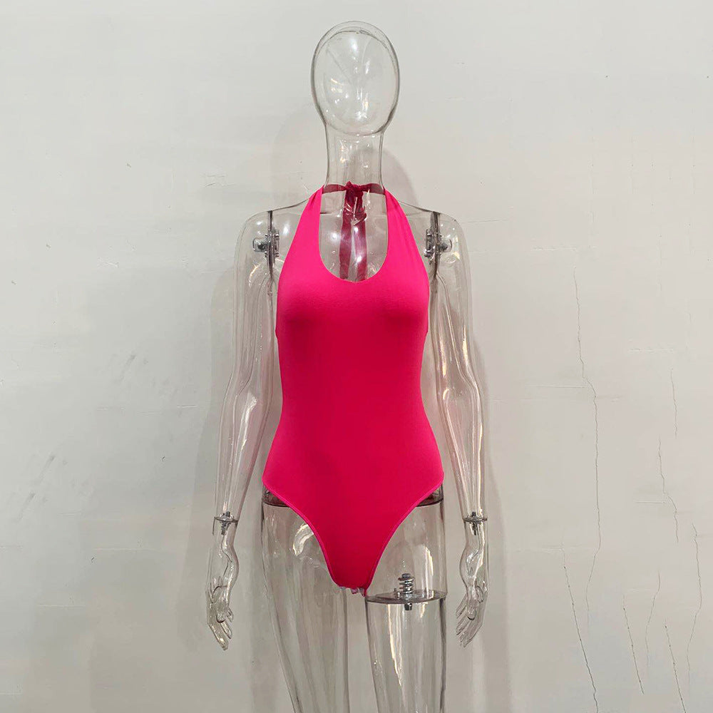 Halter Bodysuit | Elegant & Stretchy | Perfect voor Casual & Chic Looks