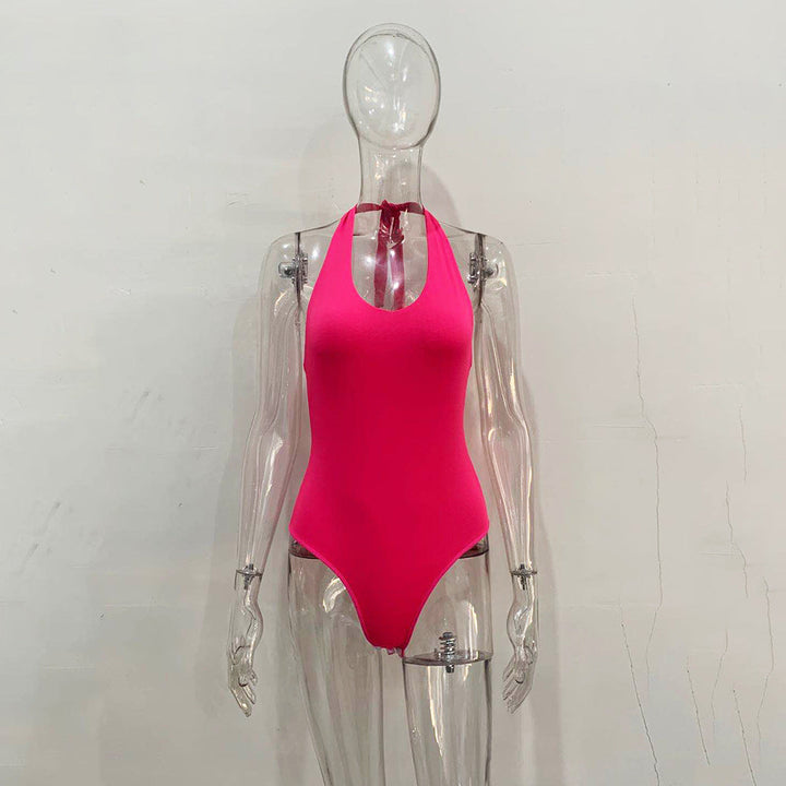 Halter Bodysuit | Elegant & Stretchy | Perfect voor Casual & Chic Looks
