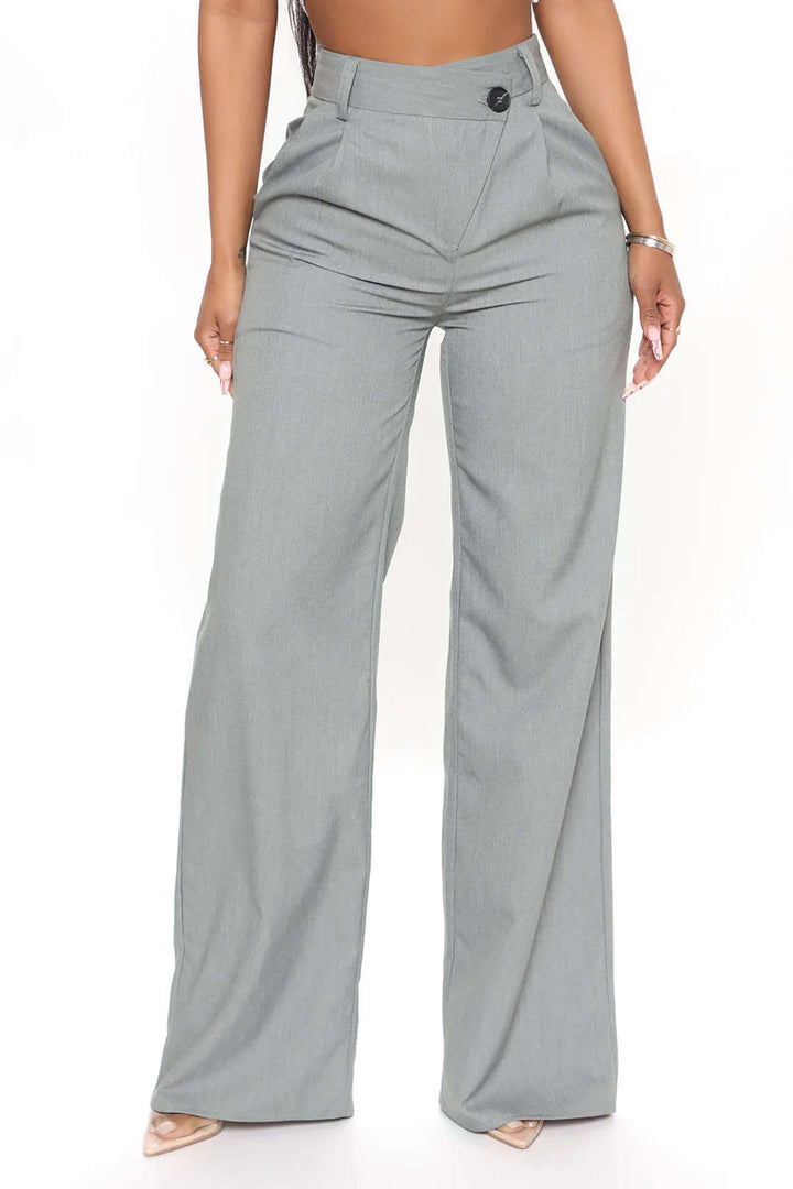 Dames Pantalon | High-Waist & Wijde Pijpen | Elegant & Comfortabel