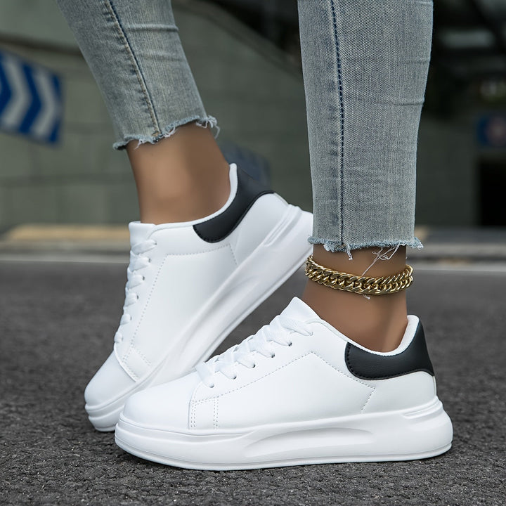 Witte Sneakers | Minimalistisch Design | Comfortabel en Trendy