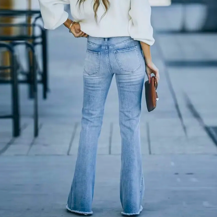 High-Waisted Flared Jeans | Trendy & Comfortabel | Perfect voor Elke Dag