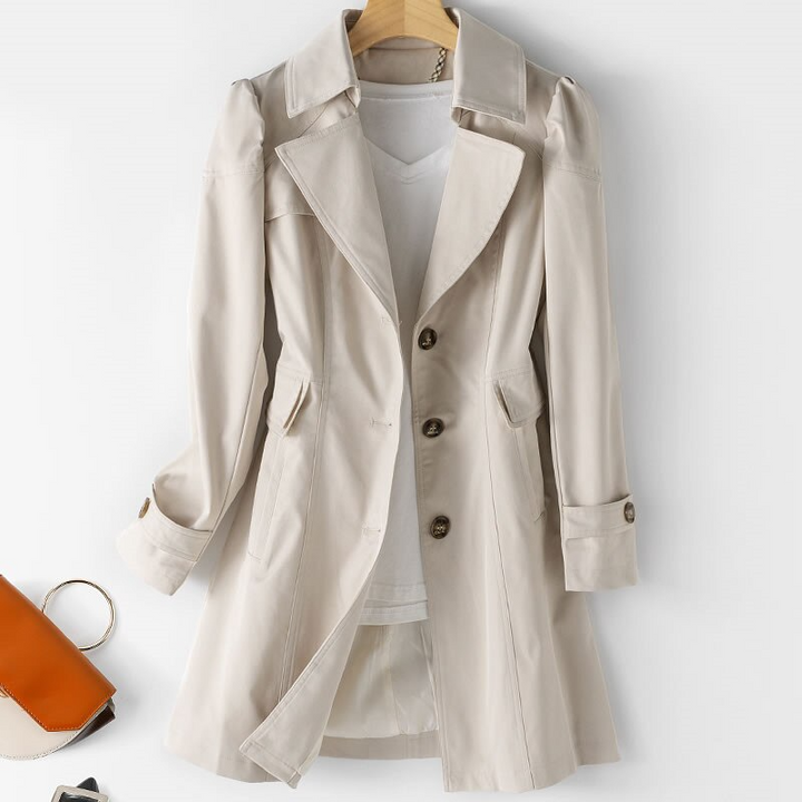 Trenchcoat | Elegante Lange Jas | Tijdloos en Stijlvol