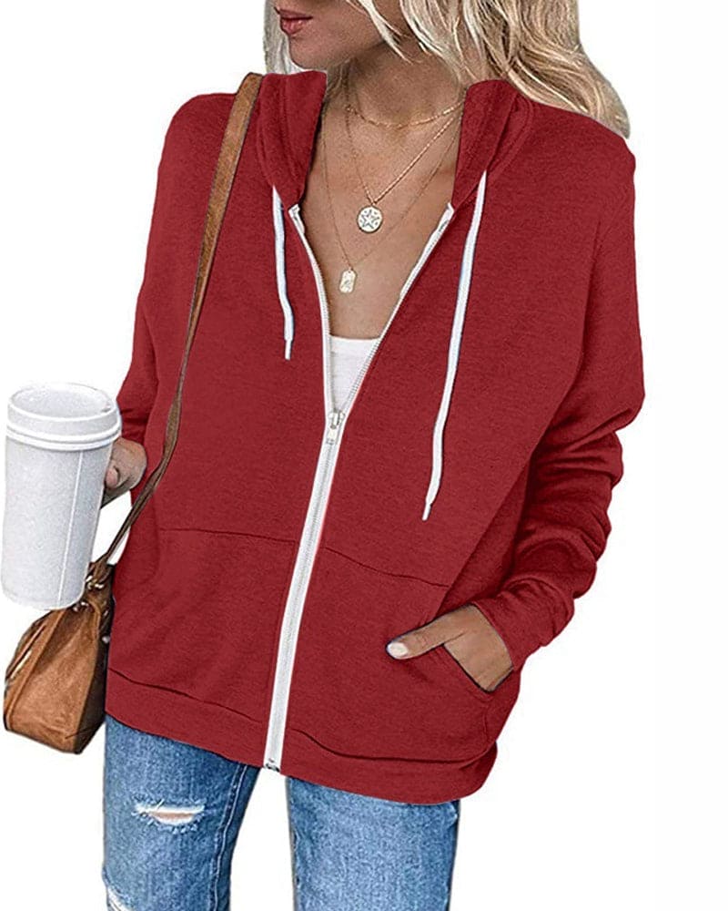 Casual Hoodie | Ritssluiting | Comfortabel en Stijlvol