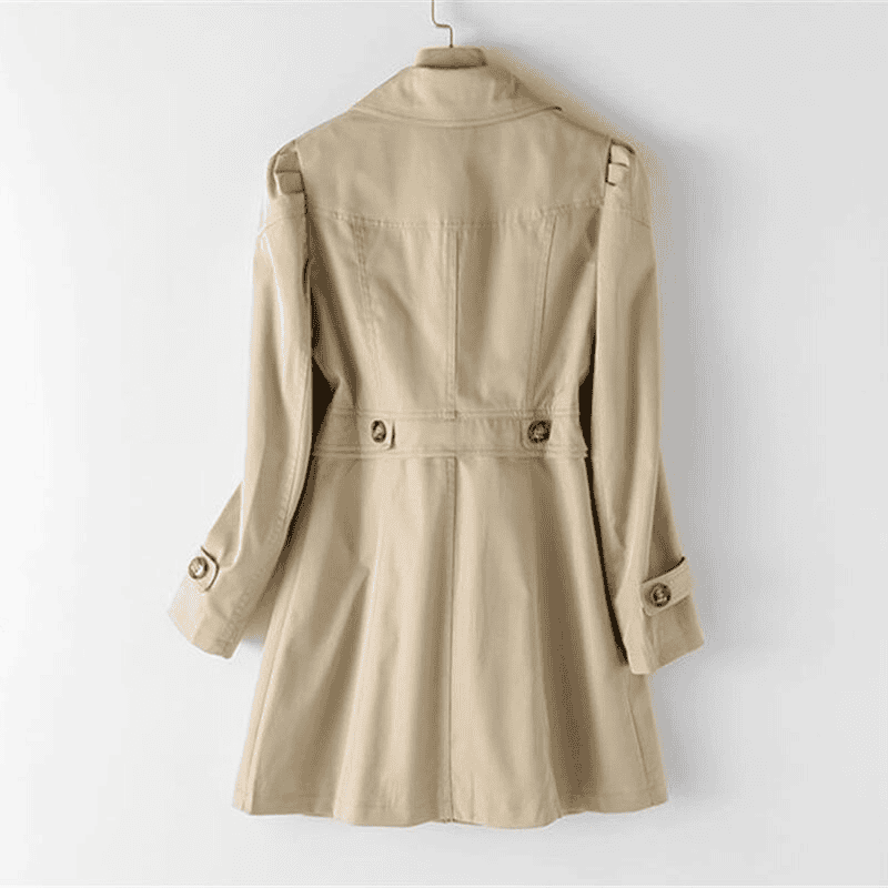 Trenchcoat | Elegante Lange Jas | Tijdloos en Stijlvol