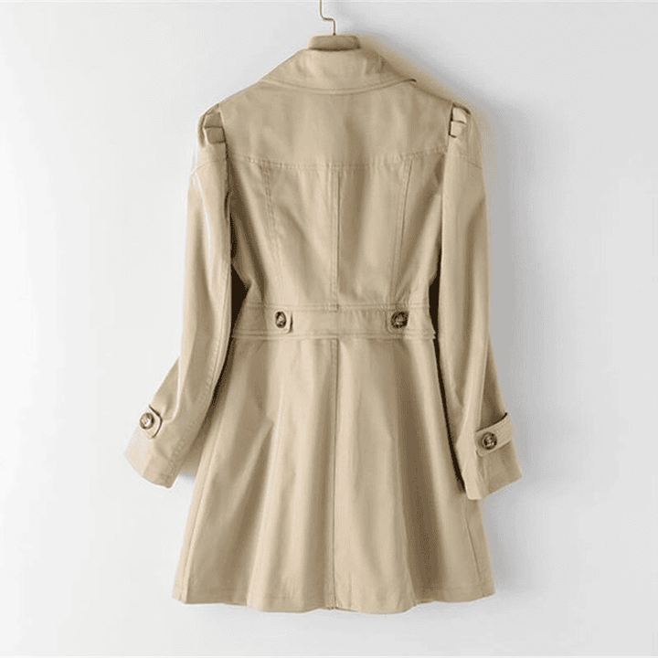 Trenchcoat | Elegante Lange Jas | Tijdloos en Stijlvol