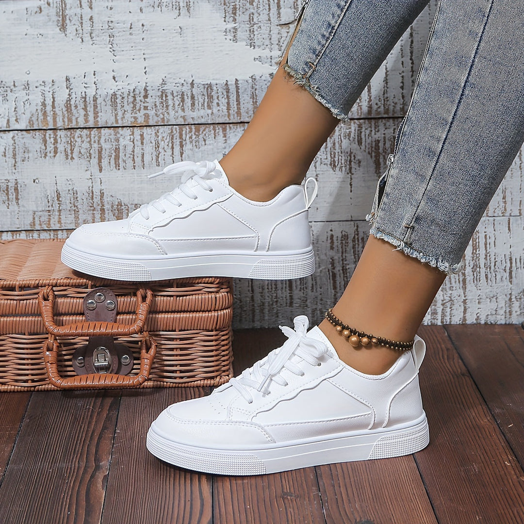 Witte Sneakers | Minimalistisch & Comfortabel | Perfect voor Elke Dag