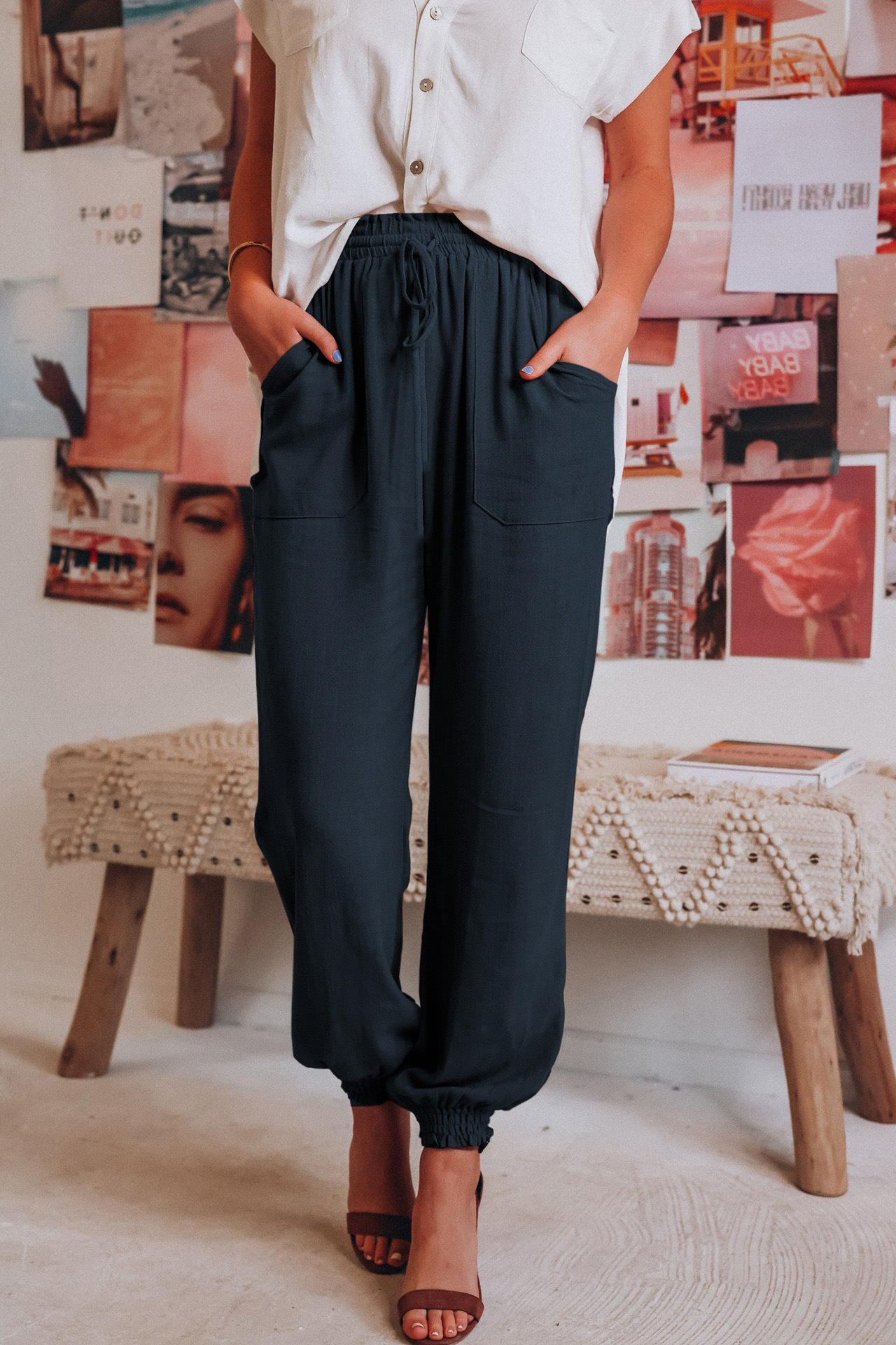 Zomerbroek | Linnenmix | Comfortabel en Ademend