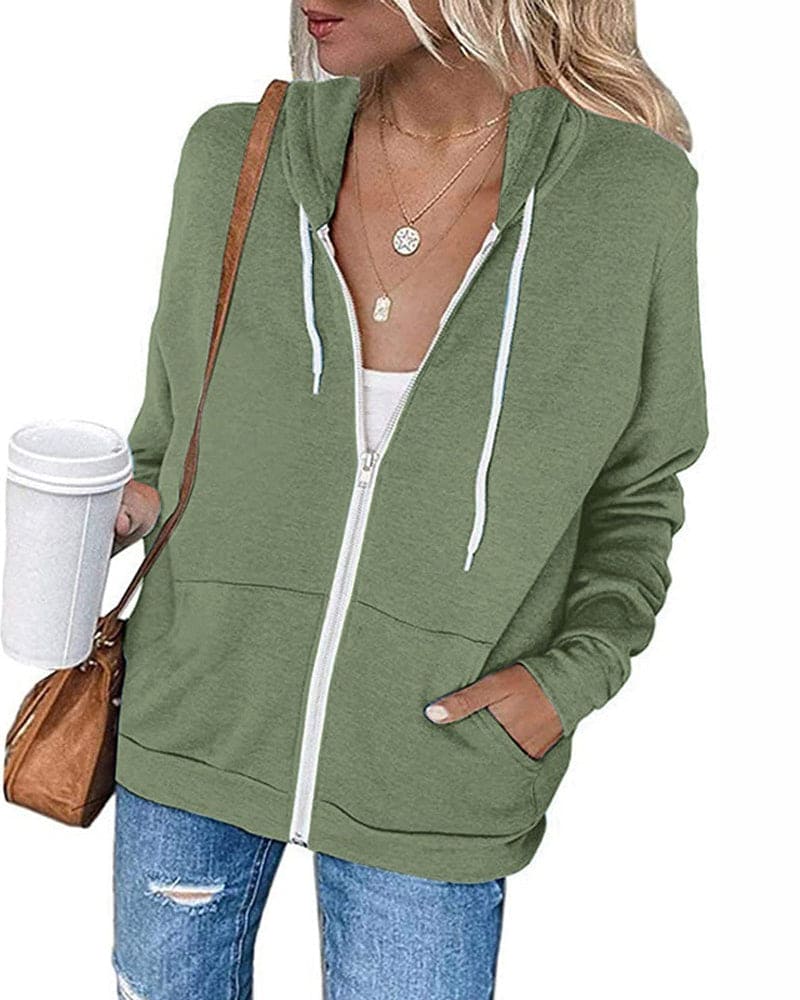 Casual Hoodie | Ritssluiting | Comfortabel en Stijlvol