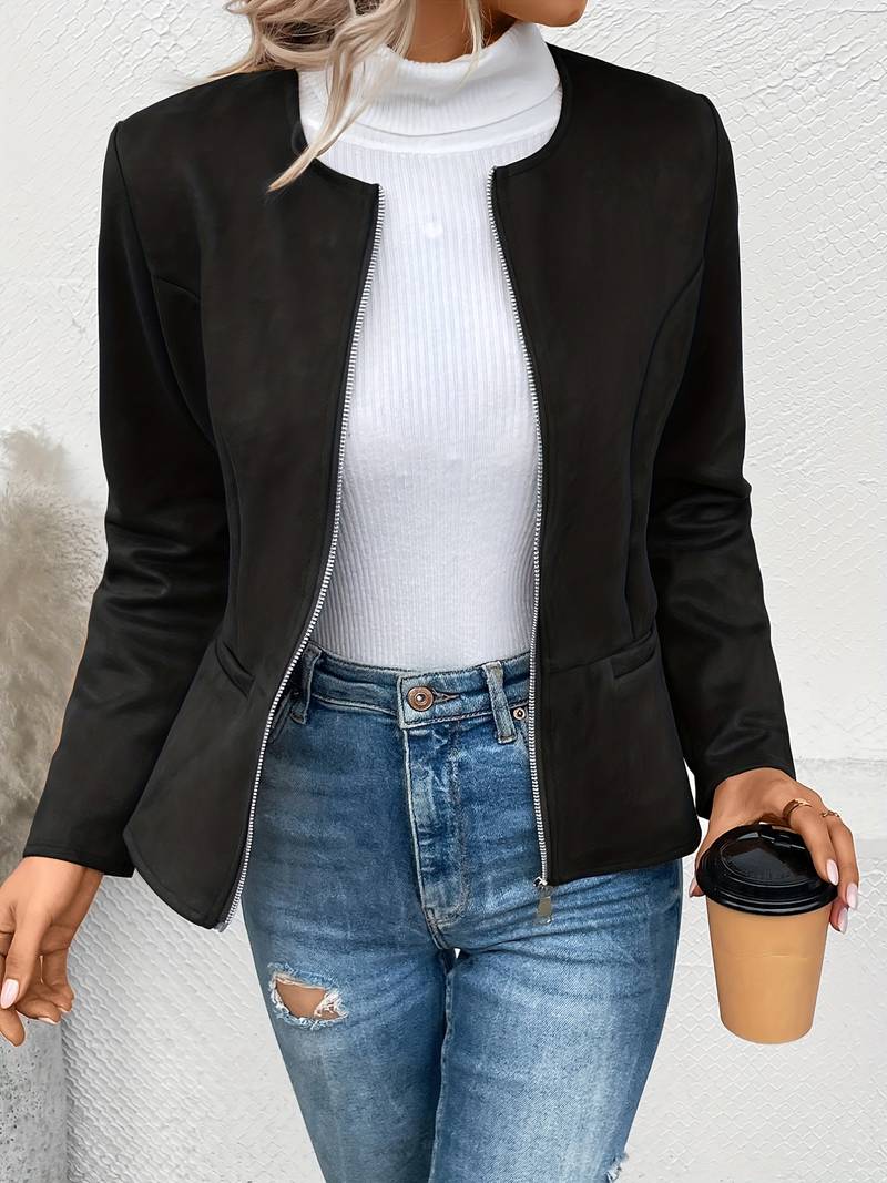 Suède Blazer Dames | Getailleerd | Elegant en Tijdloos