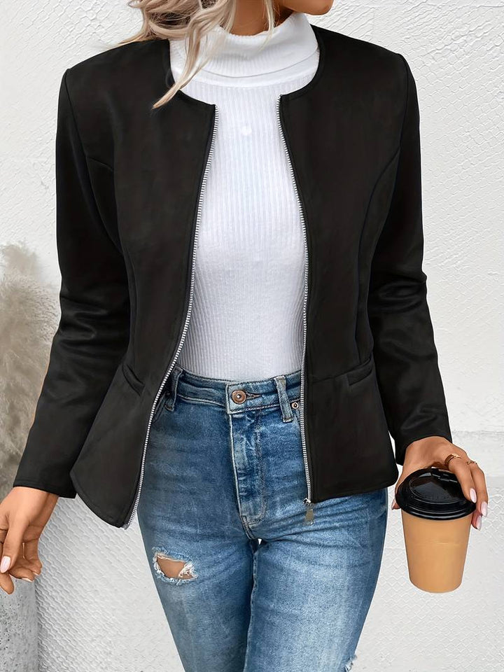 Suède Blazer Dames | Getailleerd | Elegant en Tijdloos