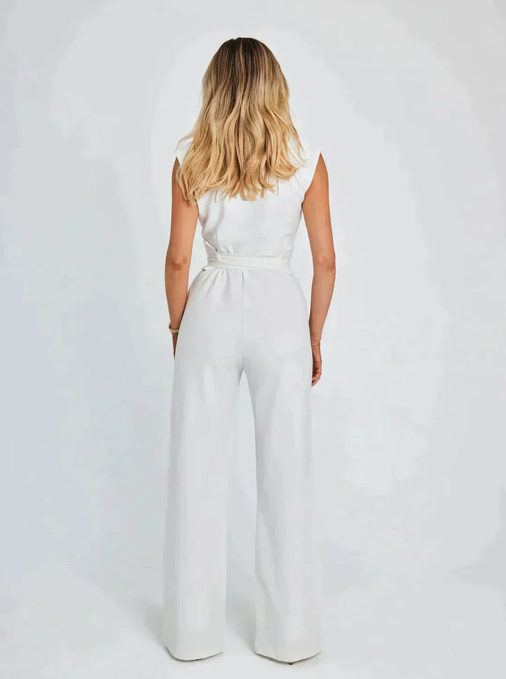 Elegante Jumpsuit | Hoge Hals | Chic en Stijlvol