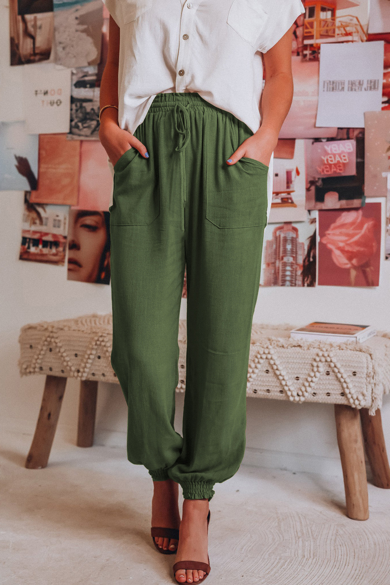 Zomerbroek | Linnenmix | Comfortabel en Ademend