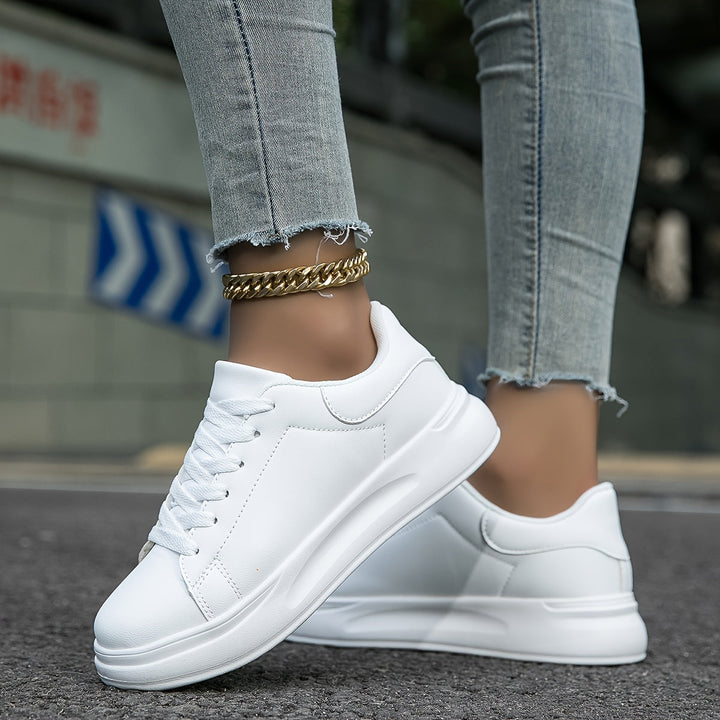 Witte Sneakers | Minimalistisch Design | Comfortabel en Trendy