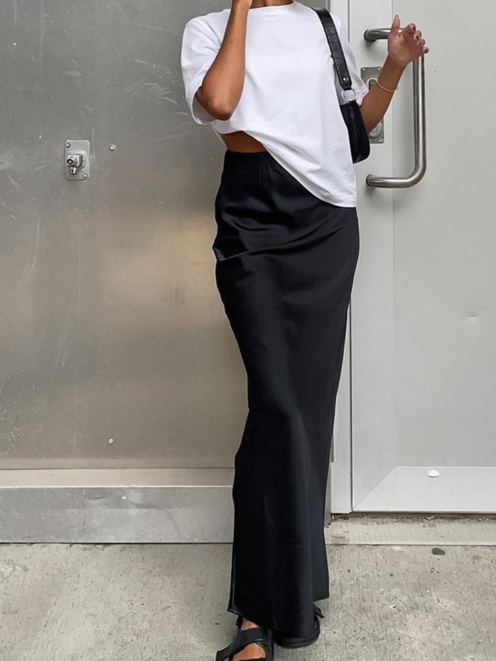 Satijnen Rok | Elegant & Glanzend | Tijdloos Comfort
