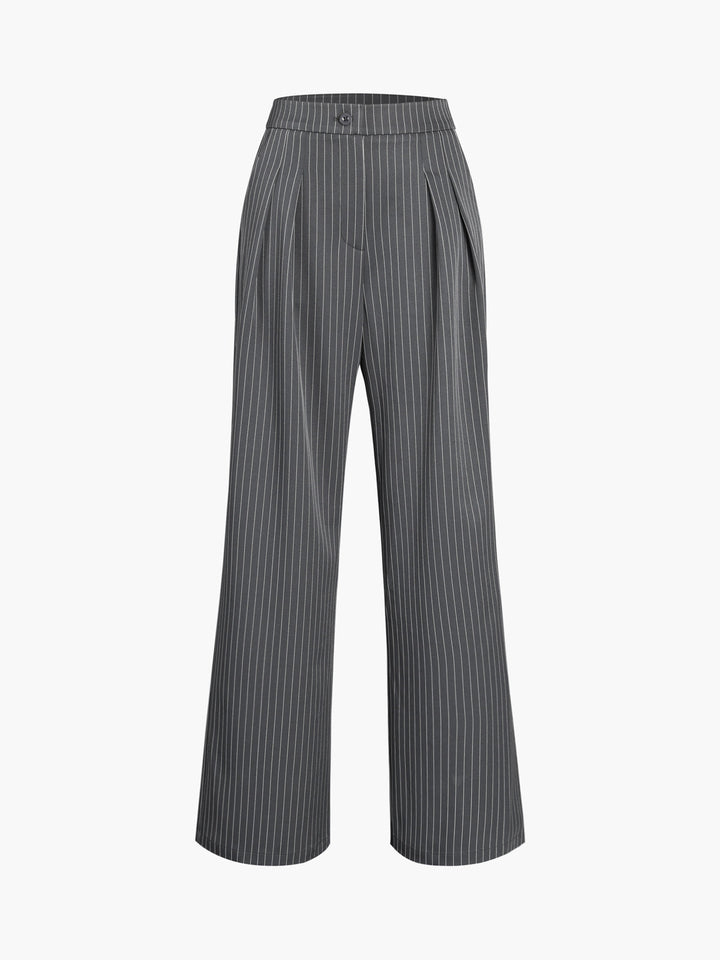 High-Waisted Pantalon | Gestreept & Stijlvol | Comfortabel & Trendy