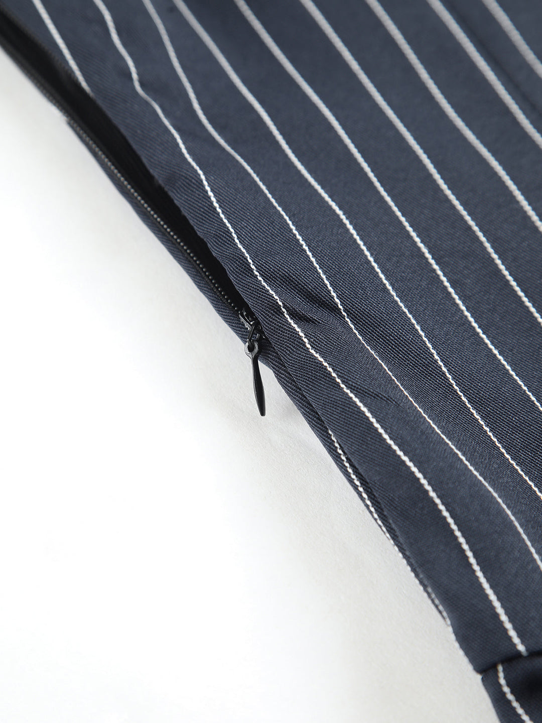 Mini Jurk | Krijtstreep & Strapless | Speels en Modern