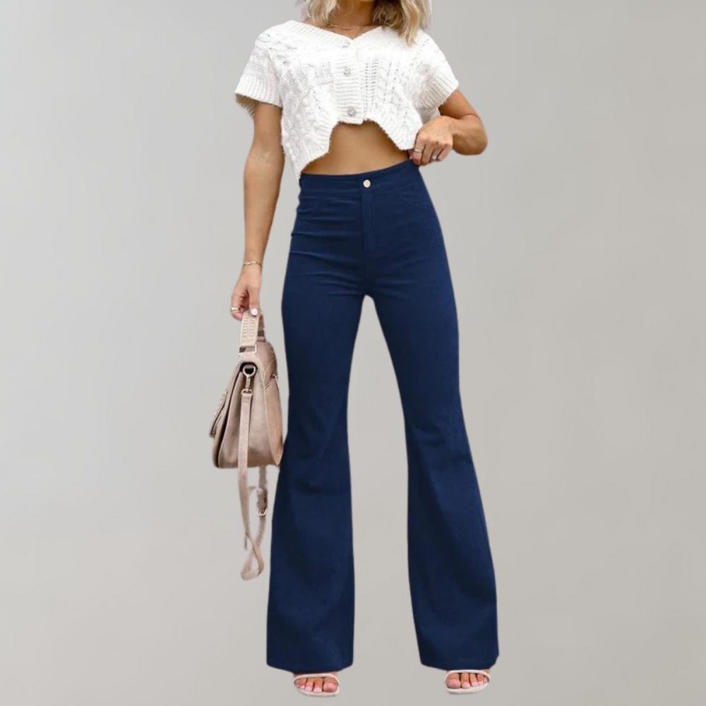 Flared Broek | High-Waist | Trendy & Comfortabel