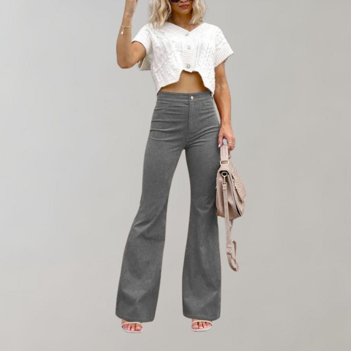 Flared Broek | High-Waist | Trendy & Comfortabel