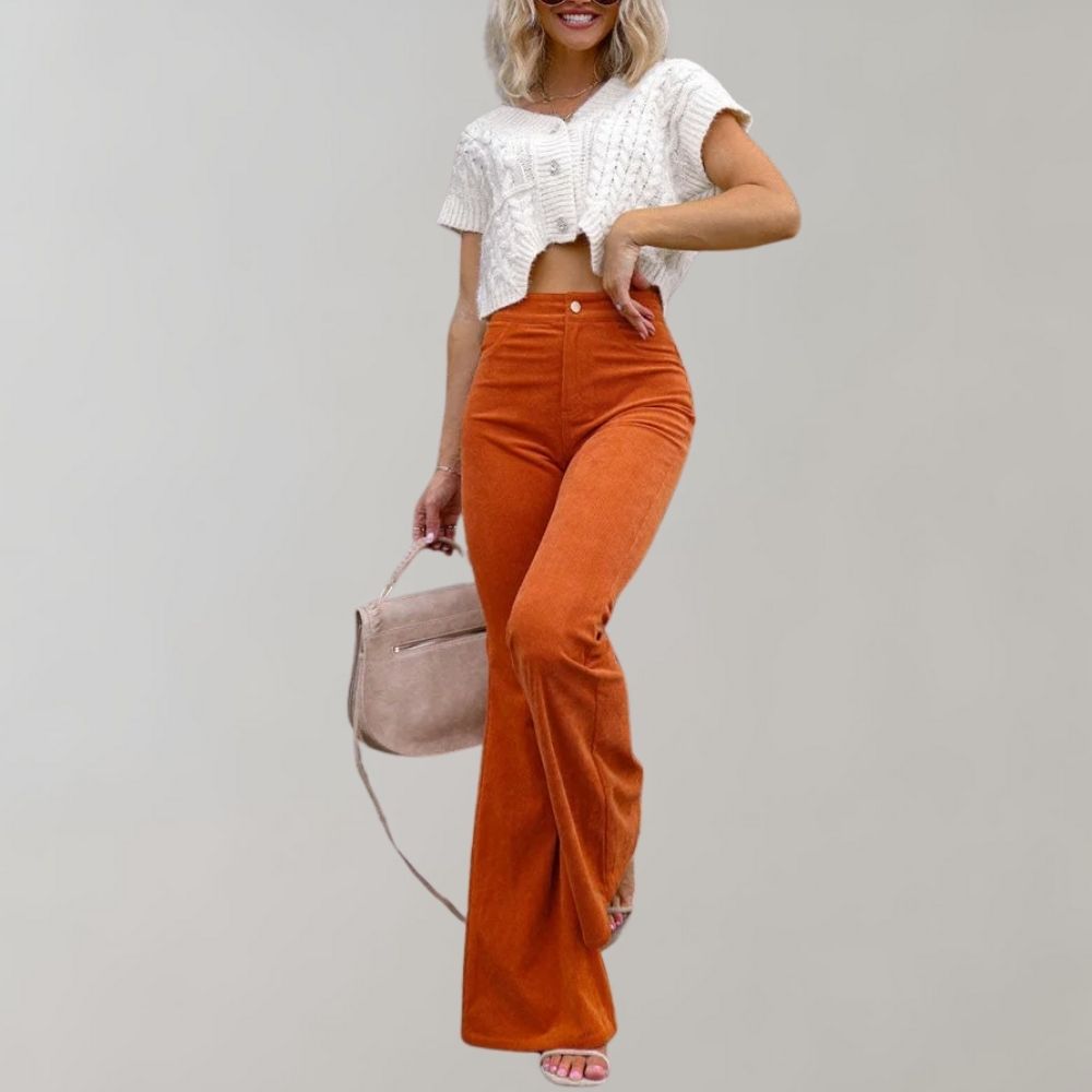 Flared Broek | High-Waist | Trendy & Comfortabel