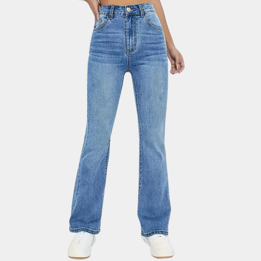 Flared Jeans | High Waist | Vintage Denim Look