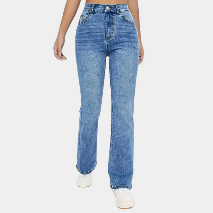 Flared Jeans | High Waist | Vintage Denim Look