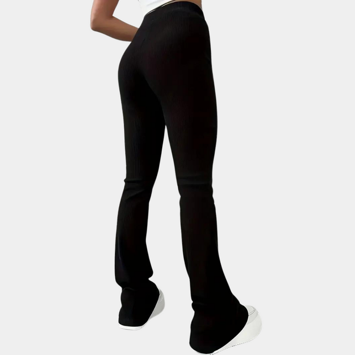 Flared Broek | High Waist | Trendy en Comfortabel