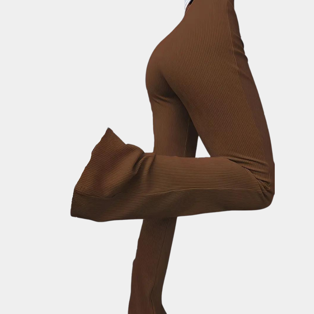 Flared Broek | High Waist | Trendy en Comfortabel
