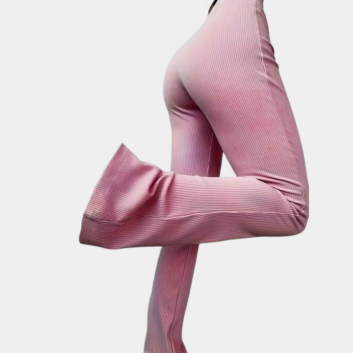 Flared Broek | High Waist | Trendy en Comfortabel