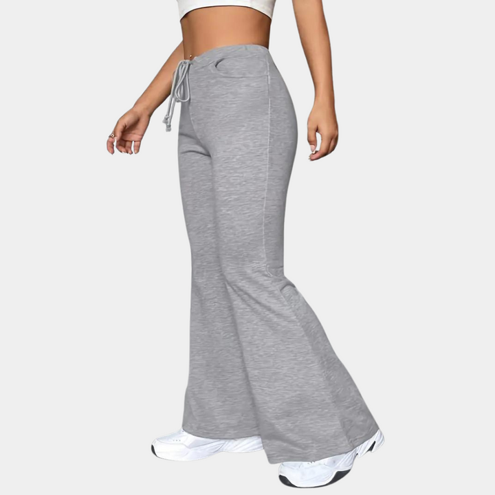 Flared Sweatpants | Trekkoord Taille | Comfort en Stijl