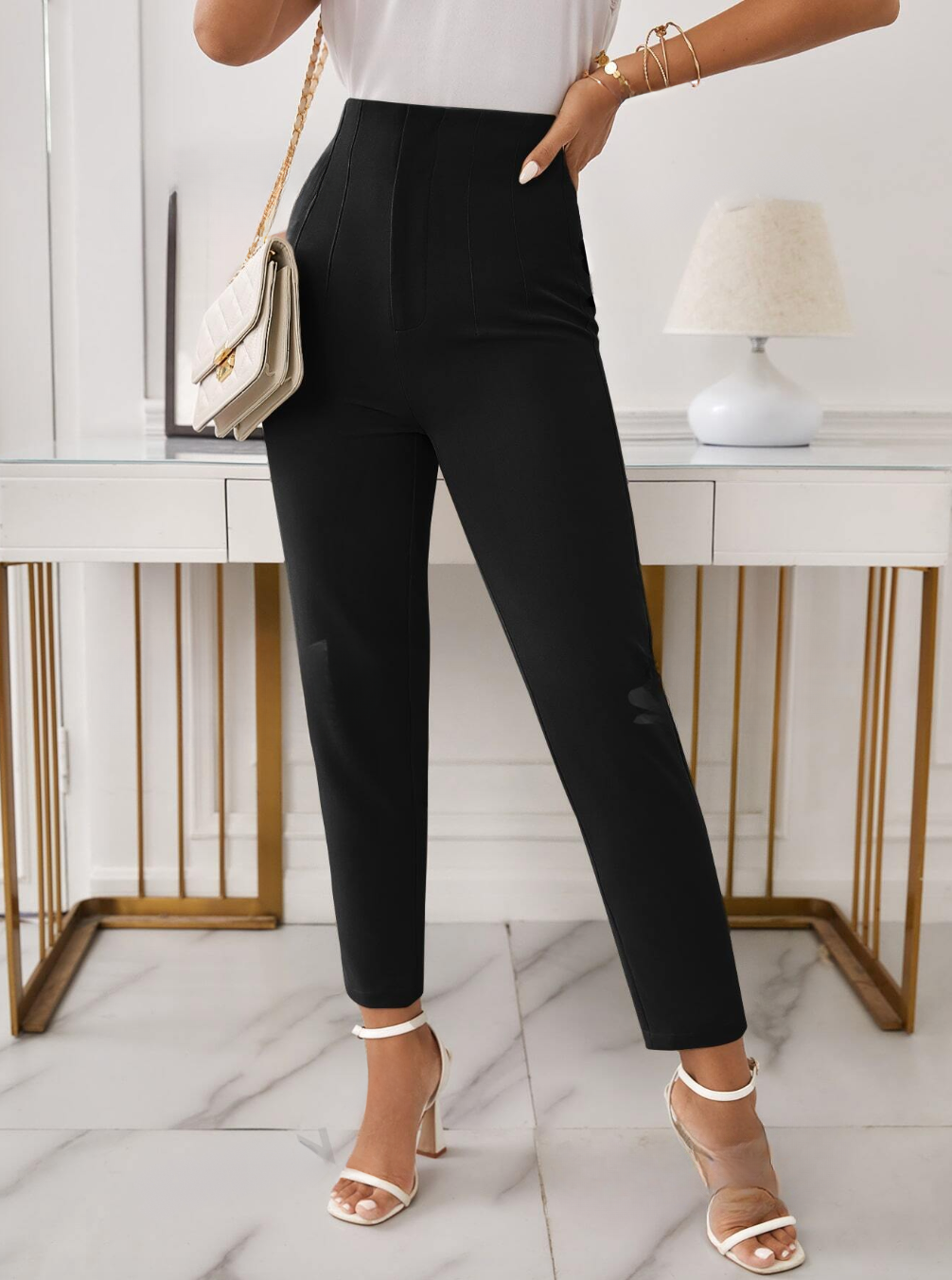 Pantalon | Hoge Taille | Elegant en Comfortabel