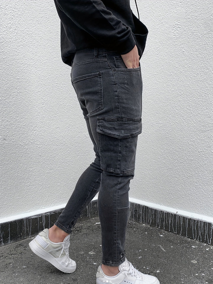 Heren cargo jeans | Urban | Comfortabel | All season