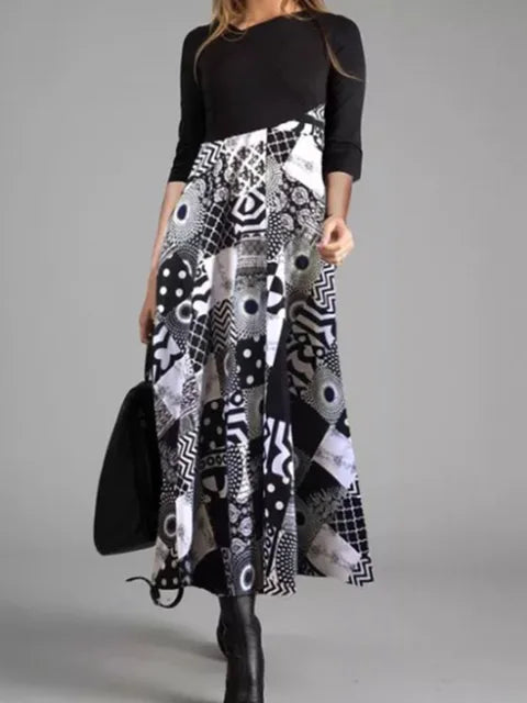Maxi-Jurk met Mandala Print | Boho Chic | Comfortabel & Stijlvol
