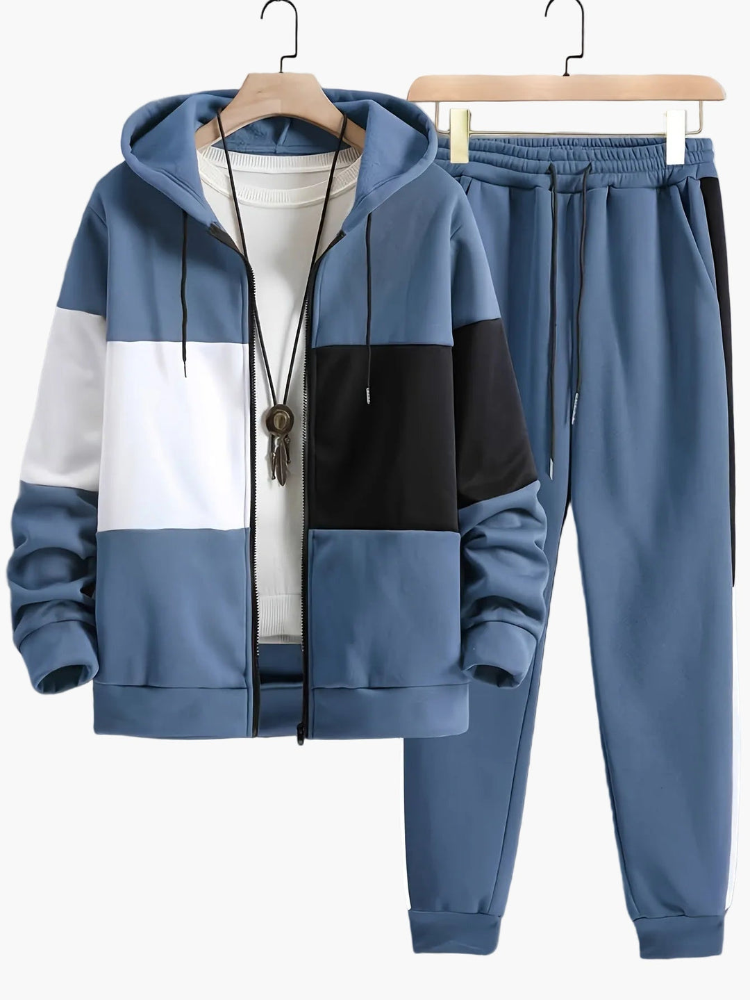 Hoodie set heren | Urban | Met rits | All season