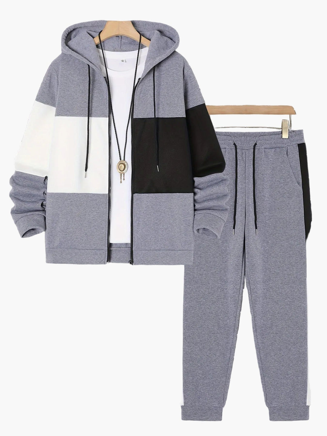 Hoodie set heren | Urban | Met rits | All season