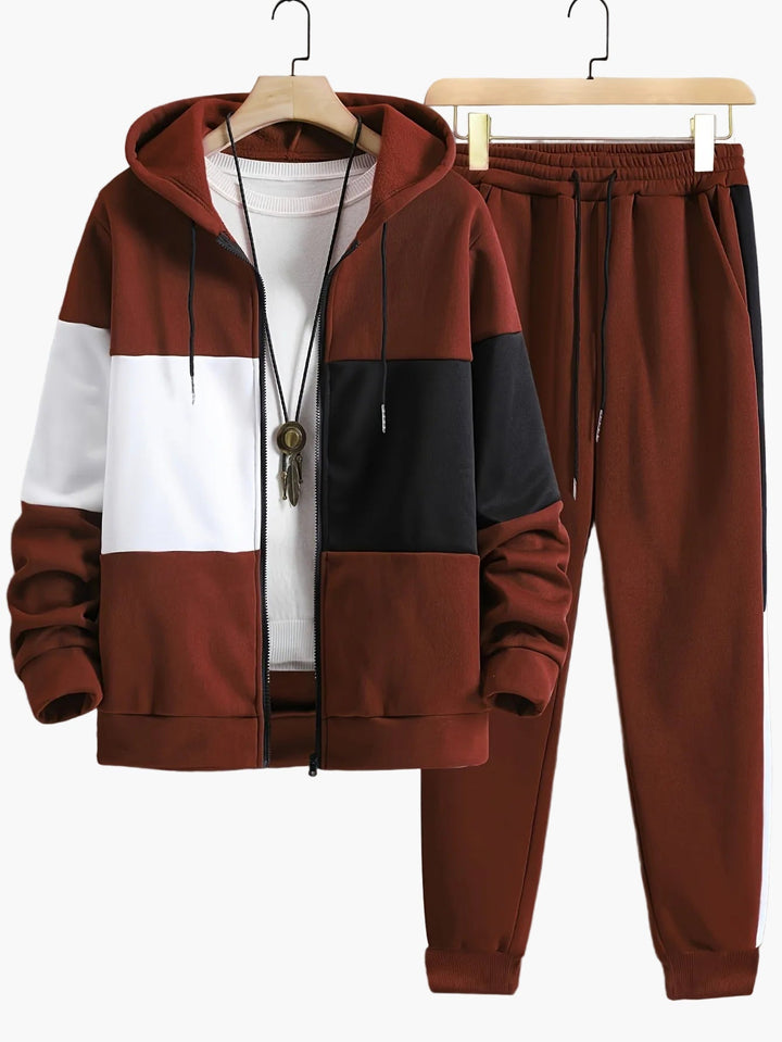 Hoodie set heren | Urban | Met rits | All season