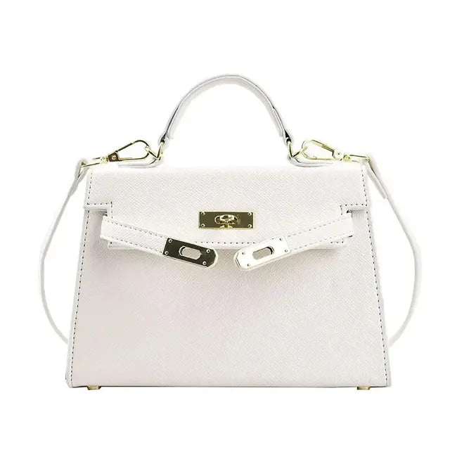 Handtas met goudkleurige details | Klassiek design | Perfect voor werk of stad
