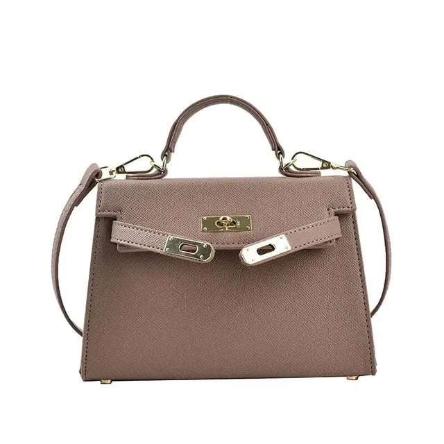 Handtas met goudkleurige details | Klassiek design | Perfect voor werk of stad