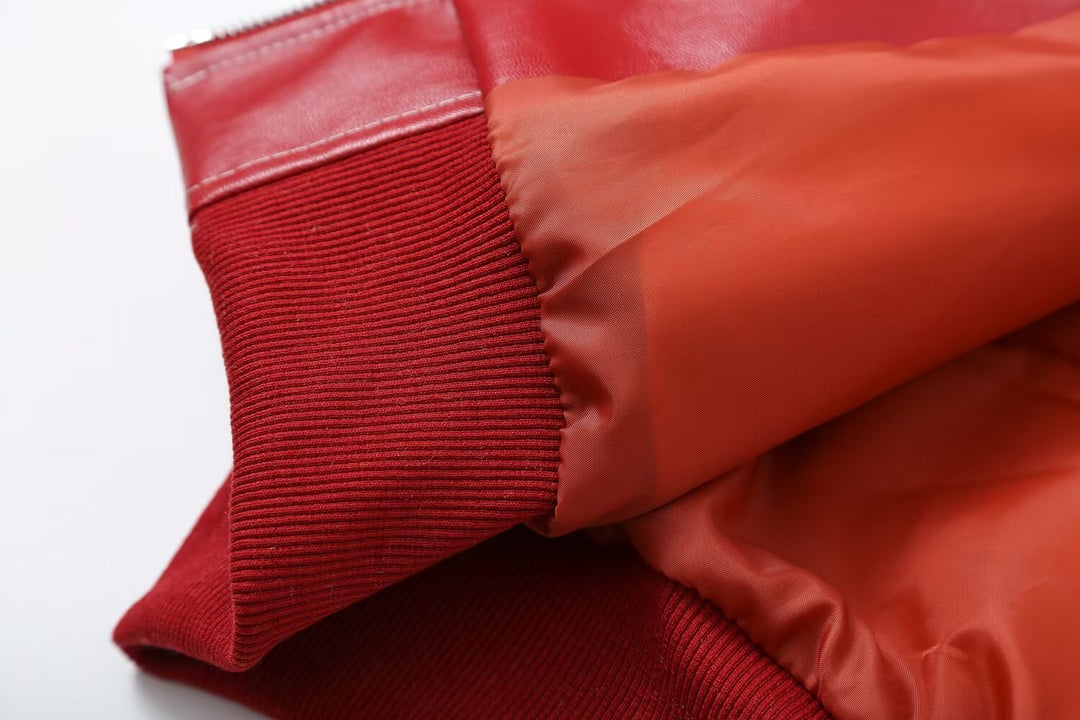 Oversized Leren Jack | Ritsluiting | Stoer en Trendy