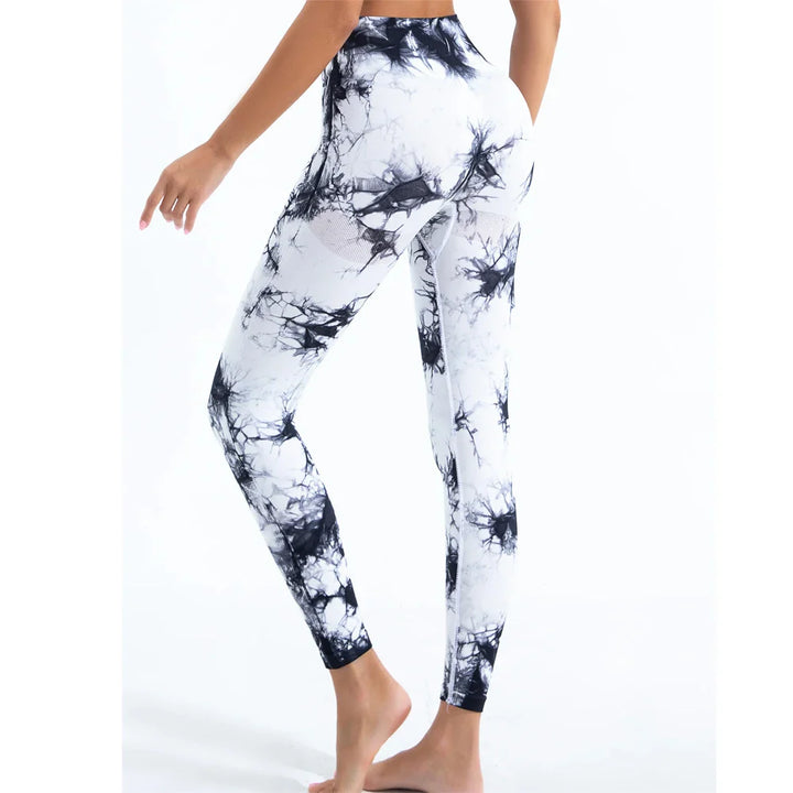 Sportlegging Marmerprint | Hoge Taille en Stretch | Trendy en Comfortabel