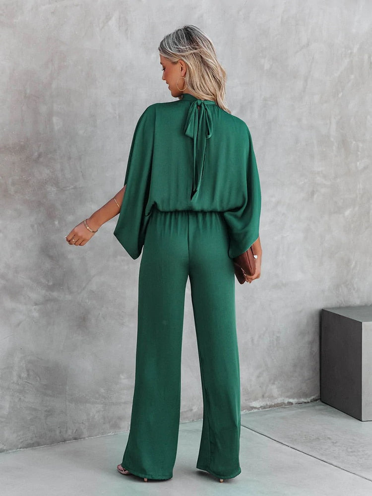 Elegante Jumpsuit | Hoge Hals | Stijlvol & Comfortabel