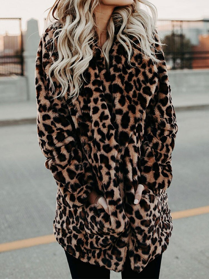 Faux Fur Jas | Luipaardprint | Warm en Trendy