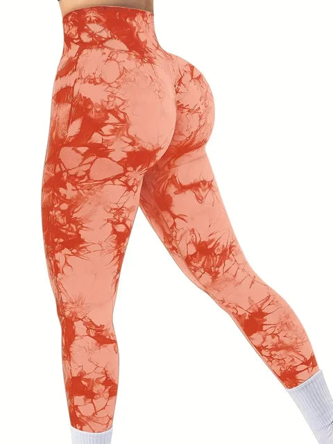 Sportlegging Marmerprint | Hoge Taille en Stretch | Trendy en Comfortabel